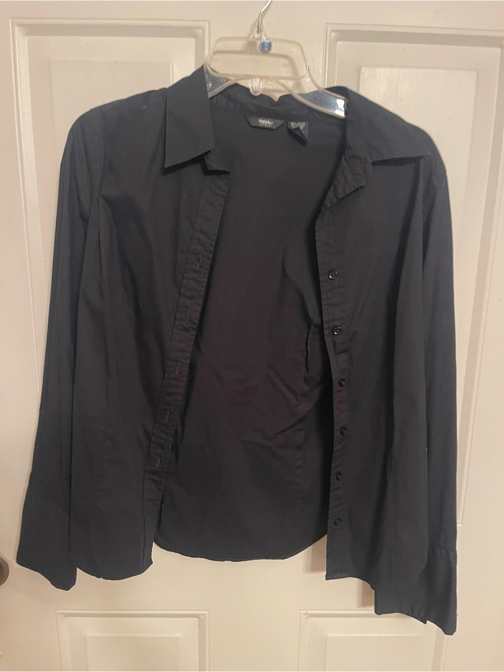 Mossimo Supply Co. Black Button-Down Shirt